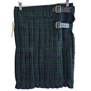 Tartanista Kilts Skirt Men Sz 30 Green Plaid Irish Renaissance Festival Scottish